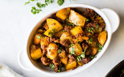 Papas con Chorizo или картофи с чоризо